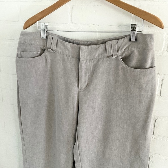 NWOT Patagonia Women Trouser Pants Hemp Straight/Wide leg Light Gray Eco Sz 12 - Picture 2 of 11